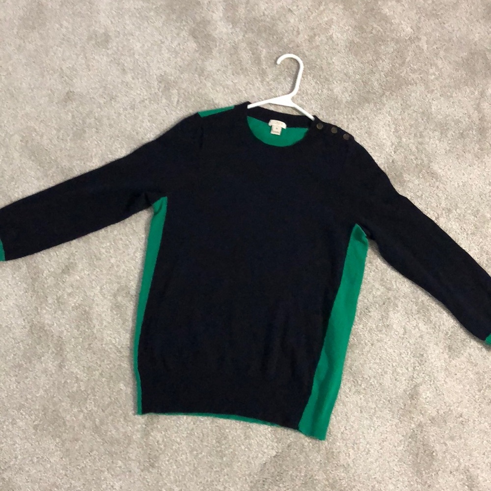 J Crew Colorblock Sweater